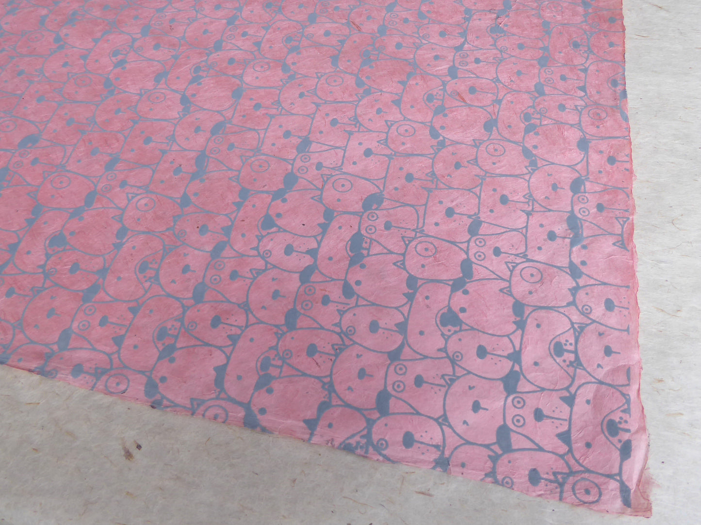 Vintage Lokta Paper Bundle - Metallic and Matte Silk Screen Print Collection