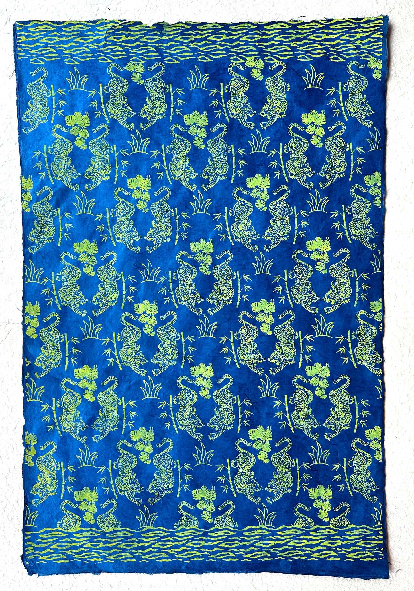 Vintage Lokta Paper Bundle - 5 Large Sheets 75 x50cm - Vintage Play Silk Screen Print Collection