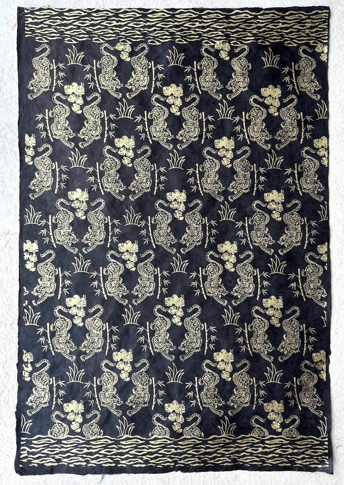 Vintage Lokta Paper Bundle - 5 Large Sheets 75 x50cm - Vintage Play Silk Screen Print Collection
