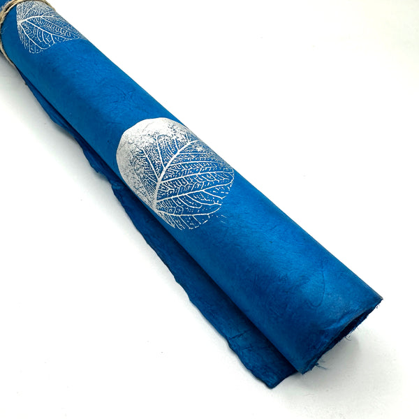 Bodhi Leaf Print on Lokta Paper, Tree Free & Sustainable