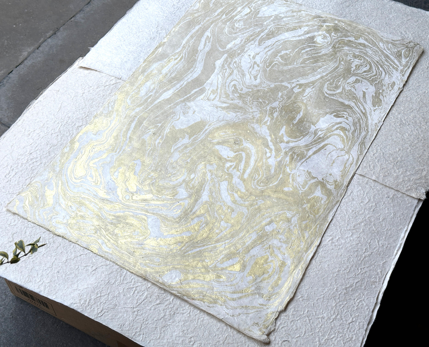 Vintage Lokta Paper Bundle - Metallic and Matte Silk Screen Print Collection