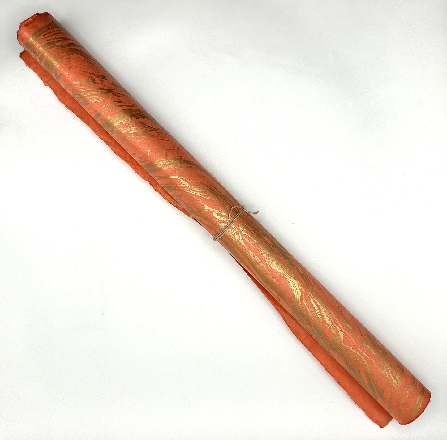 Vintage Lokta Paper Bundle - 6 Large Sheets 75 x50cm - Vintage Metallic Silk Screen Print Collection