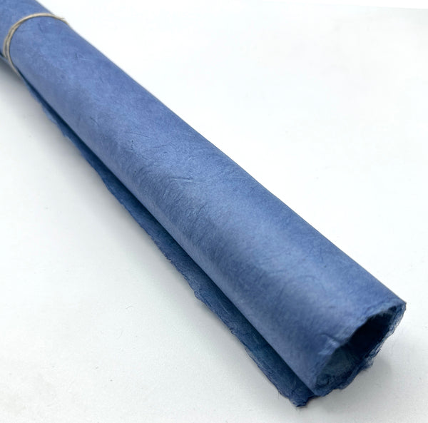 Cornflower Blue Lokta Paper Handmade in the Himalayas 60-80GSM