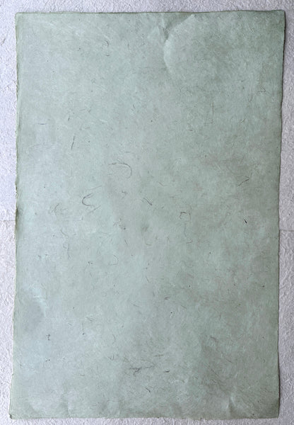 Veggie Green Lokta Paper Handmade in the Himalayas 60-80GSM