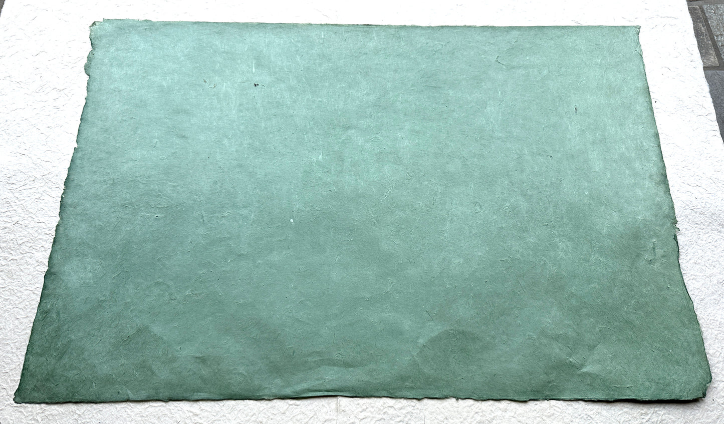 Muted Green, Lokta Paper Handmade in the Himalayas 60-80GSM