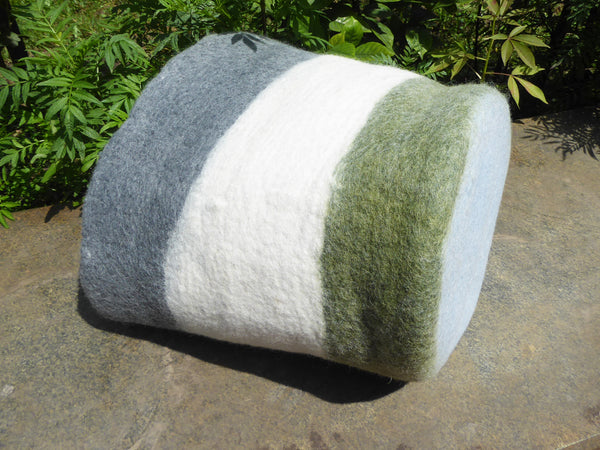 Handmade Woolen Felt Storage Basket/Bin.