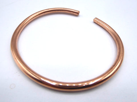 Handmade Pure Copper Bracelet, Smooth & Plain.