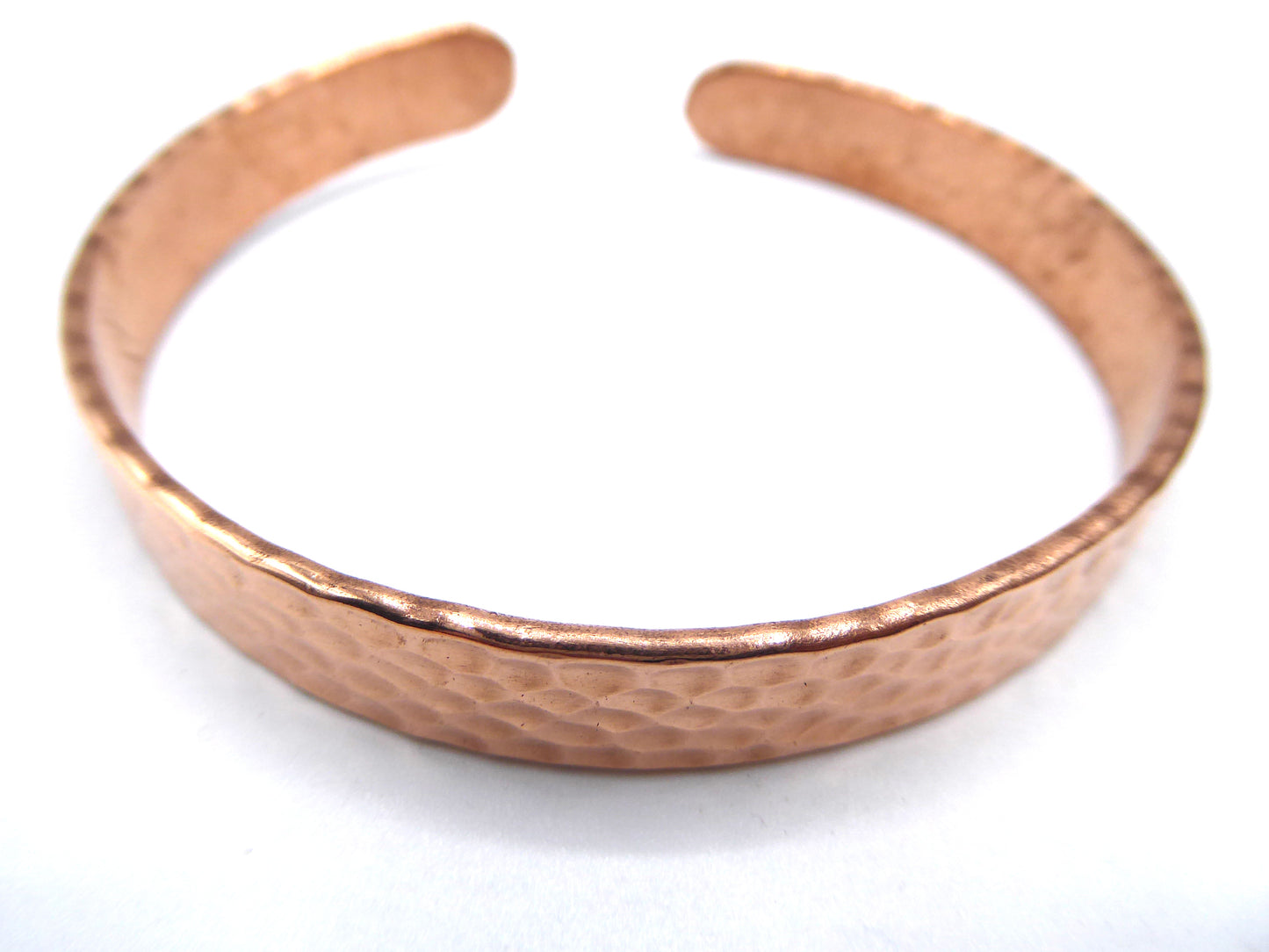 Handmade Pure Copper Bracelet, Hammered