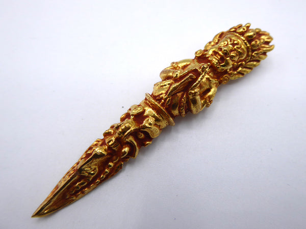 Handmade Golden Dagger Pendant