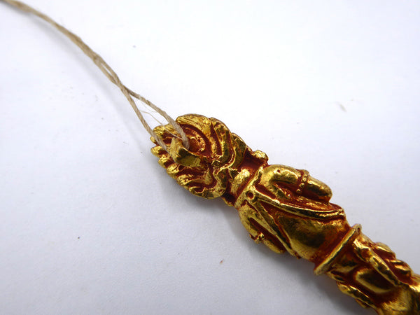 Handmade Golden Dagger Pendant