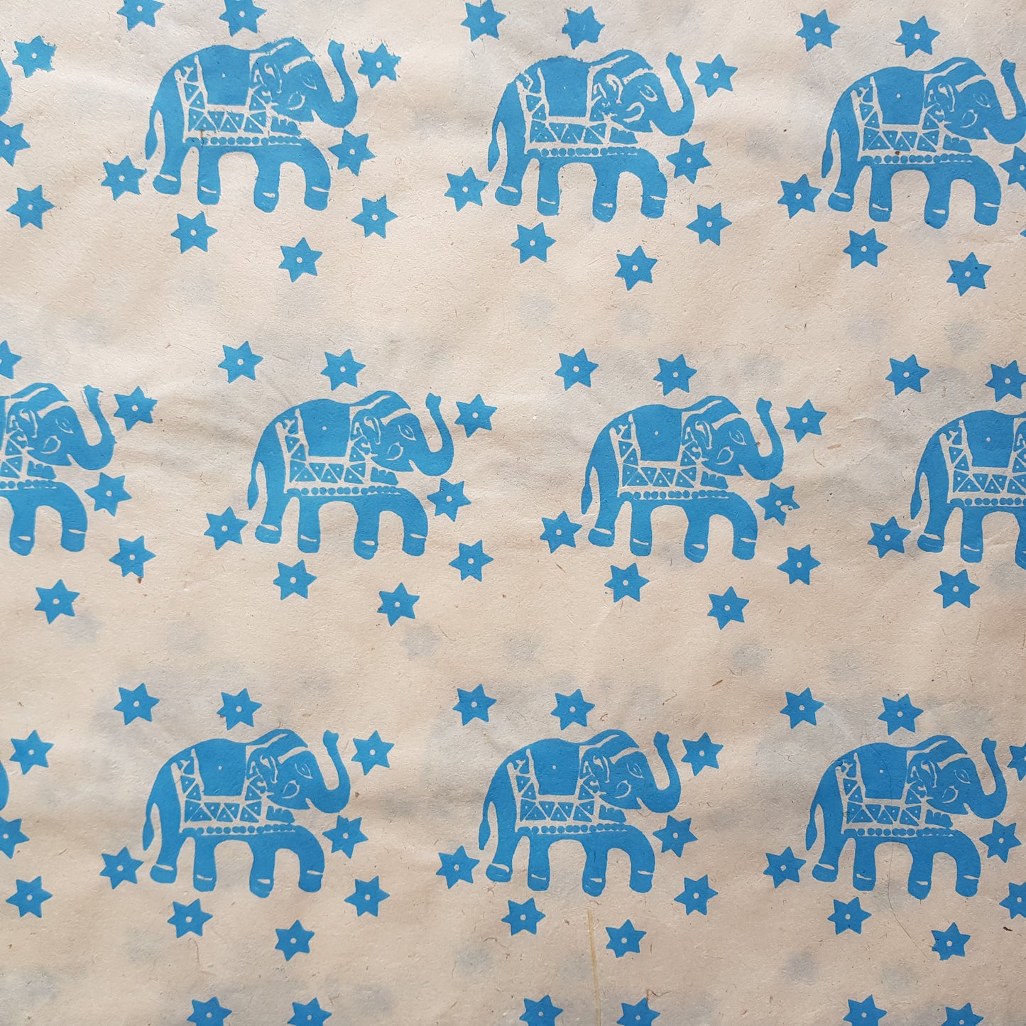 Lokta bundle in The Blues Silk Screen Collection - Five Large Sheets