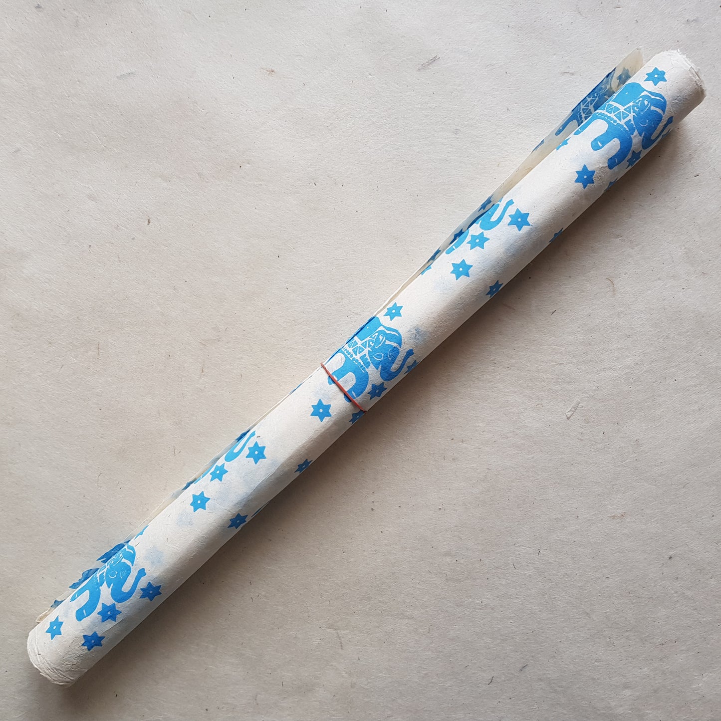 Lokta bundle in The Blues Silk Screen Collection - Five Large Sheets