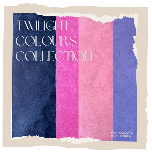 Lokta bundle in Twilight: Eight large sheets.