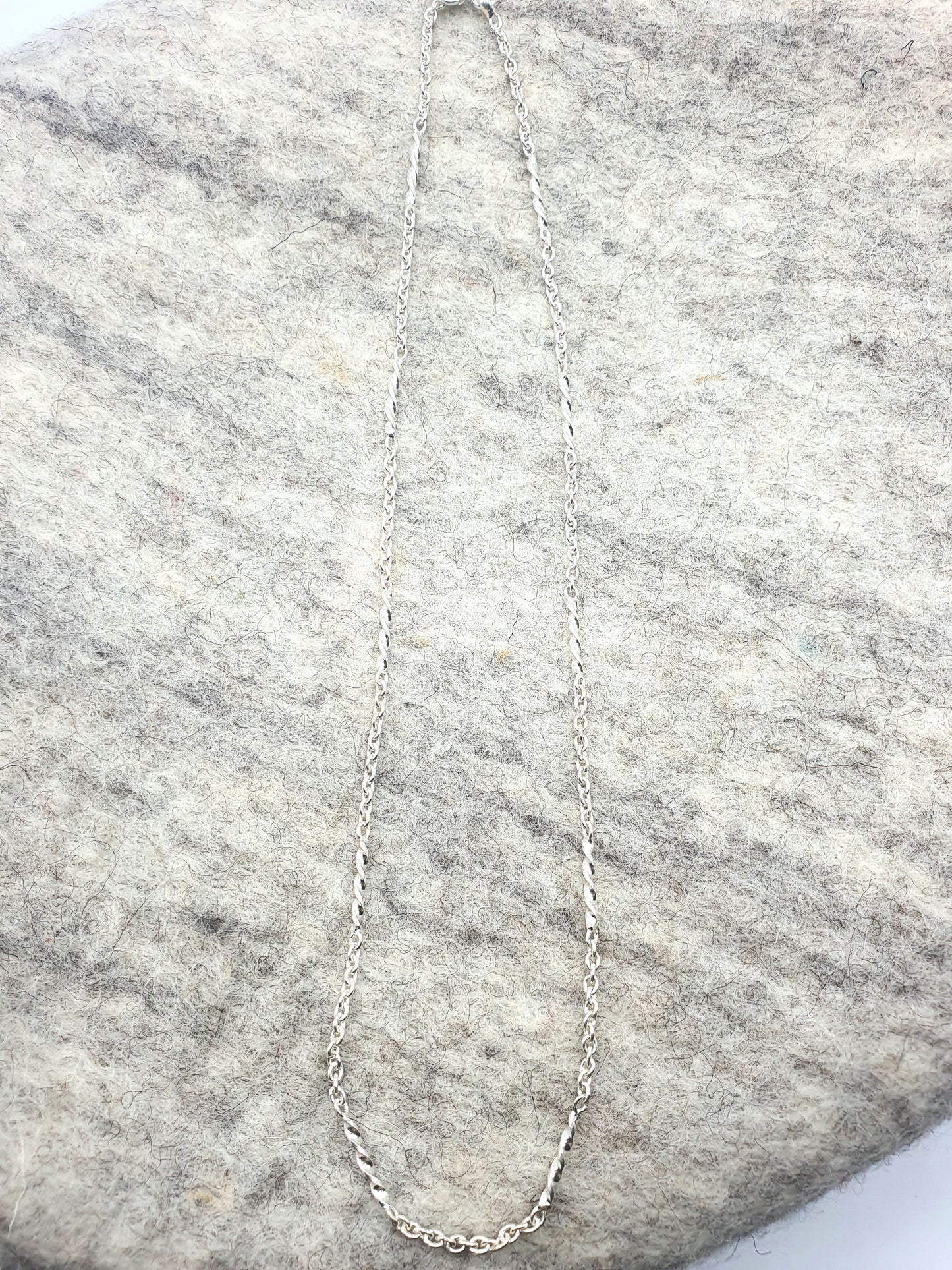 Handmade 925 Sterling Silver Chain - Bar & Chain 19''