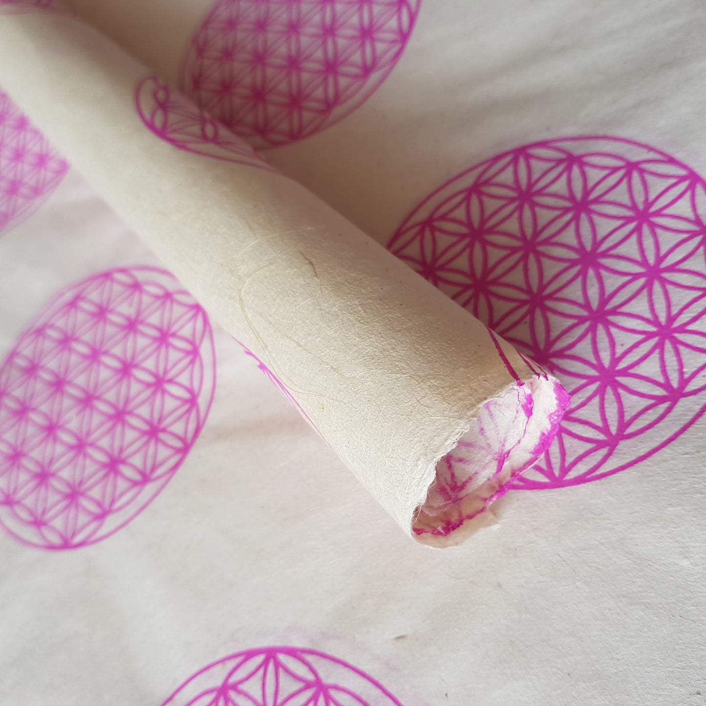 Vintage Lokta Paper Bundle - 8 Large Sheets 75 x50cm -  On Natural Lokta Silk Screen Collection