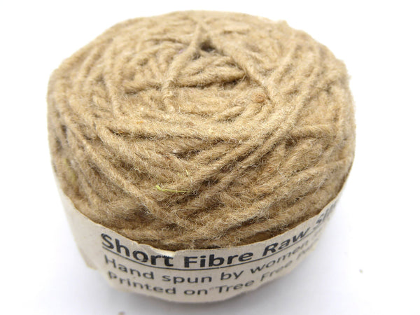Handspun Short Fibre Raw Silk Yarn