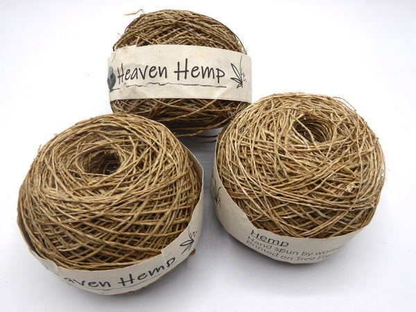 Natural Wild Nepali Hemp Handspun Twine