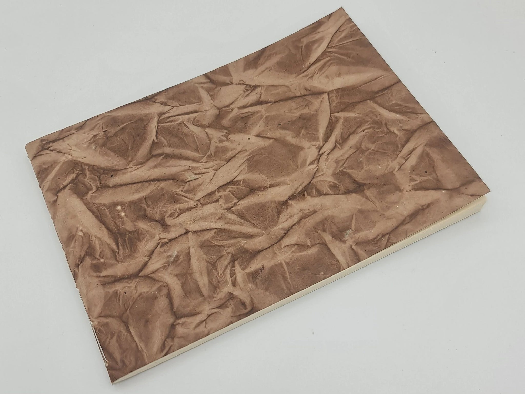 Handbound Soft Cover A5 Wrinked Lokta Landscape Sketchbook.