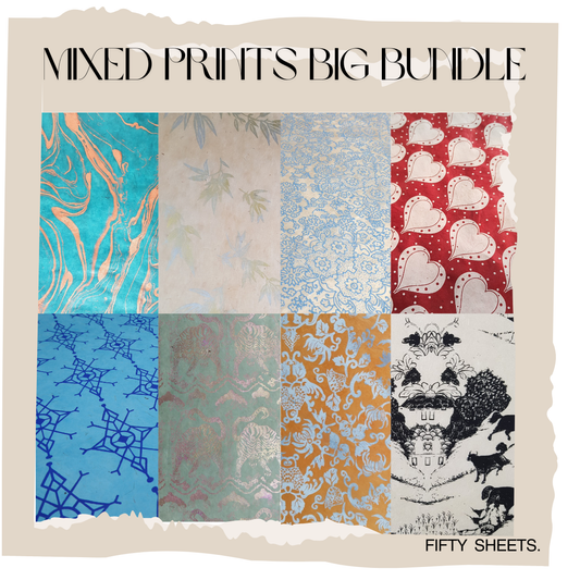 Lokta Mix It Up Bundle - 50 Large Sheets