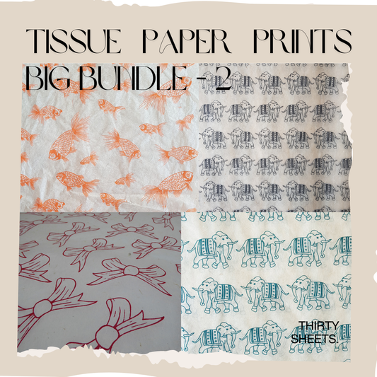 Hemp Tissue Paper Bundle - 21 Sheets