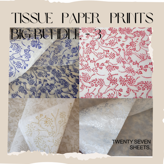 Hemp Tissue Paper Bundle - 27 Sheets