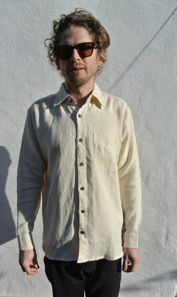 Men's Hemp Ivory Shirt