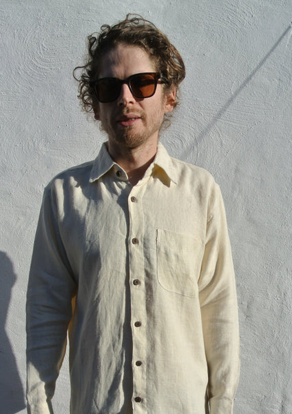 Men's Hemp Ivory Shirt