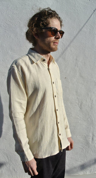 Men's Hemp Ivory Shirt