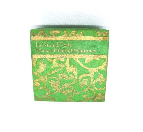 Himalayan Incense Pure Land Coils Gift Box; Chemical Free, All Natural Incense, Hand rolled.