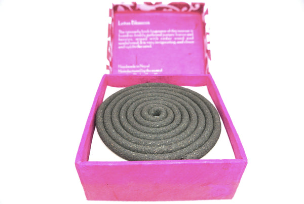 Himalayan Incense Pure Land Coils Gift Box; Chemical Free, All Natural Incense, Hand rolled.