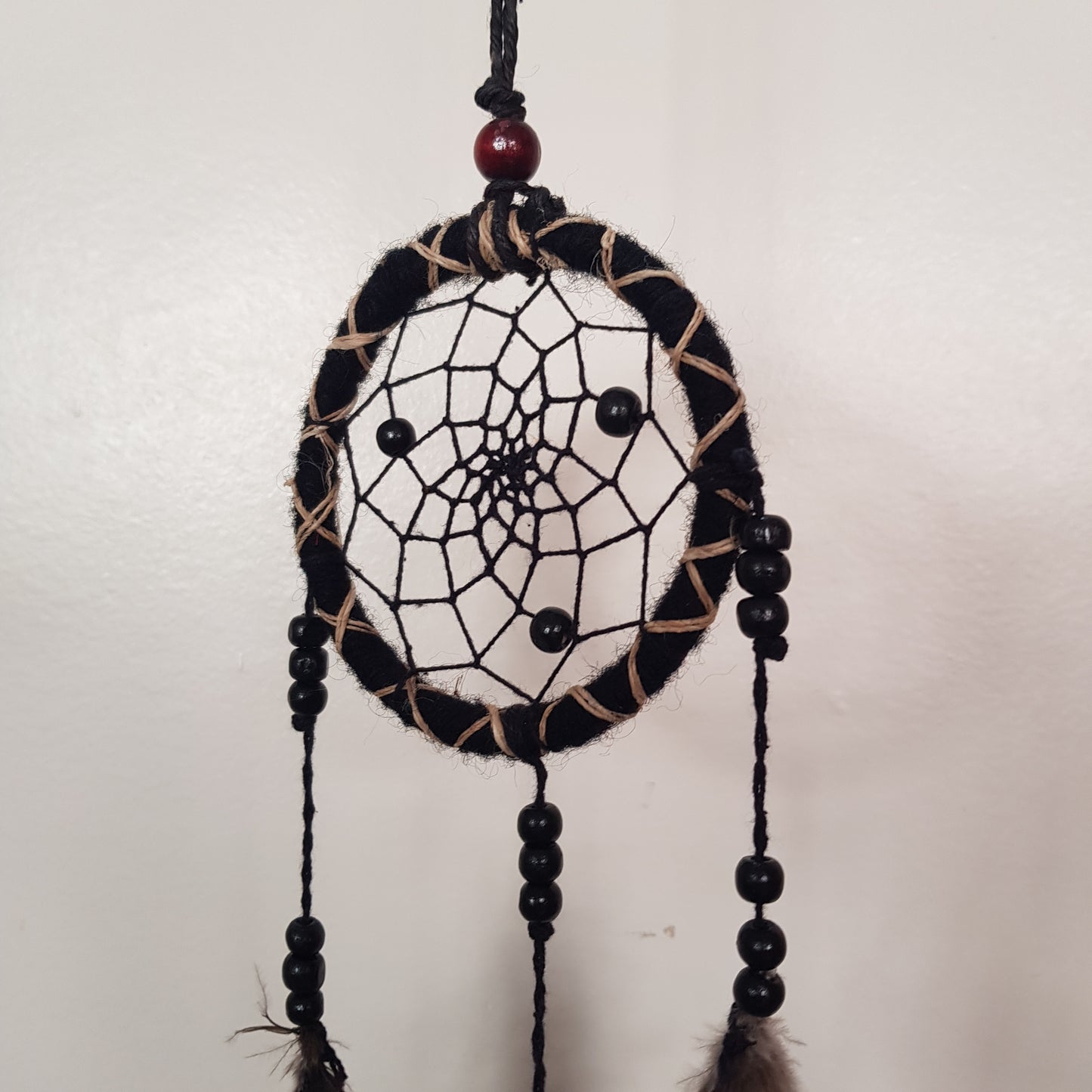 Black Hemp Dreamcatcher