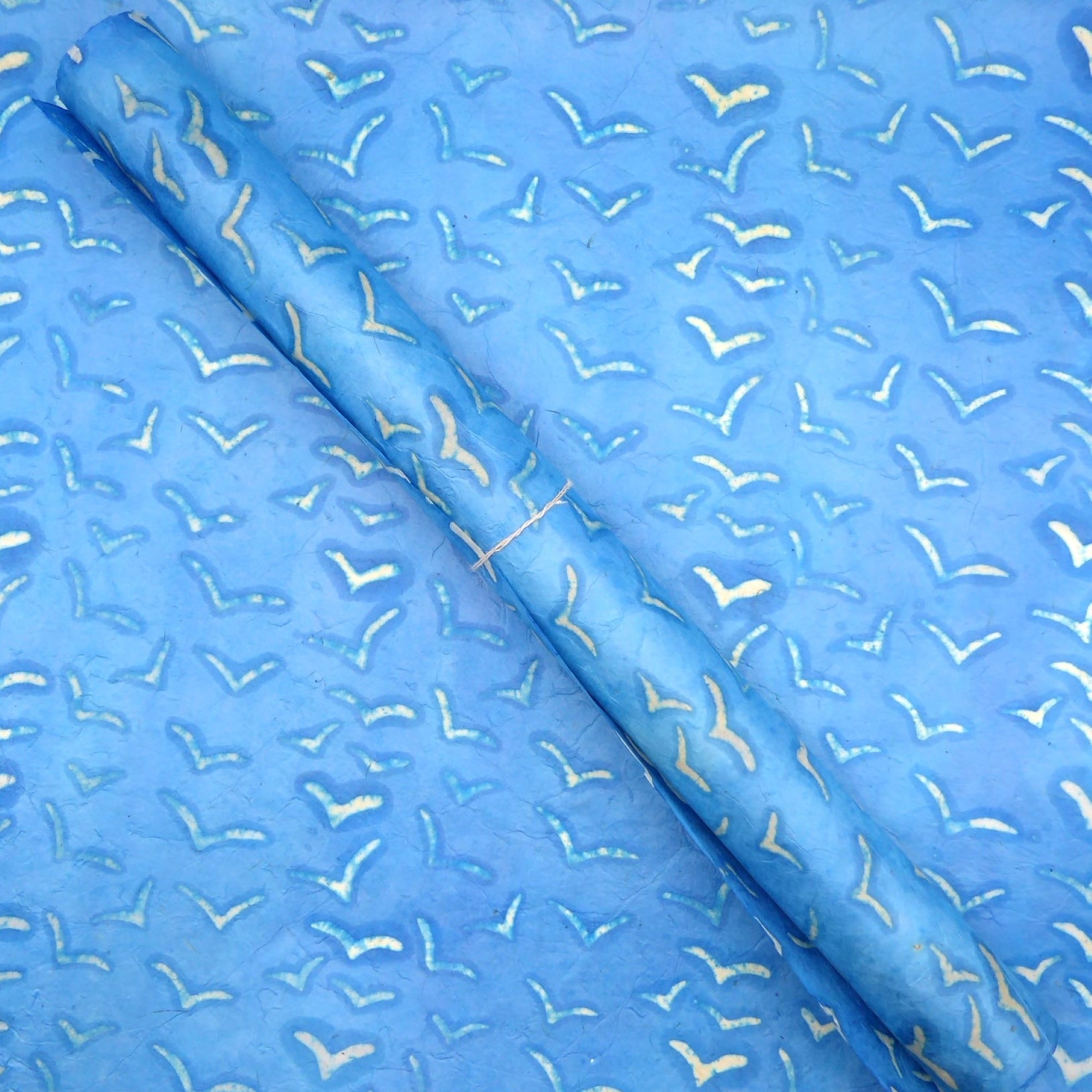 Seagull Batik Lokta Paper; Handmade in the Himalayas, Tree Free & Sustainable