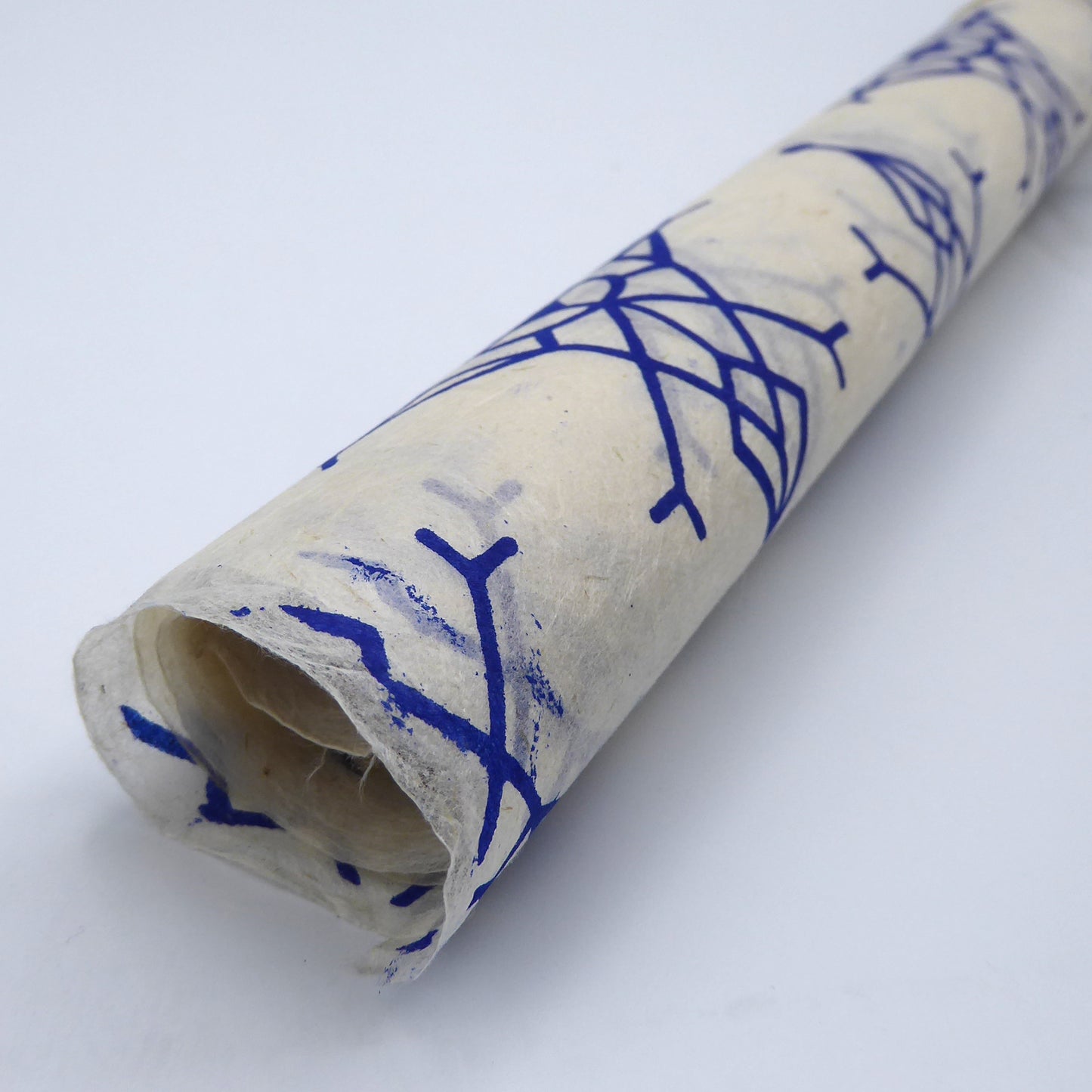 Geometric Snowflake Hemp Tissue Paper. Handmade in Nepal