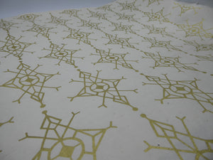 Geometric Snowflake Lokta Paper Handmade in the Himalayas