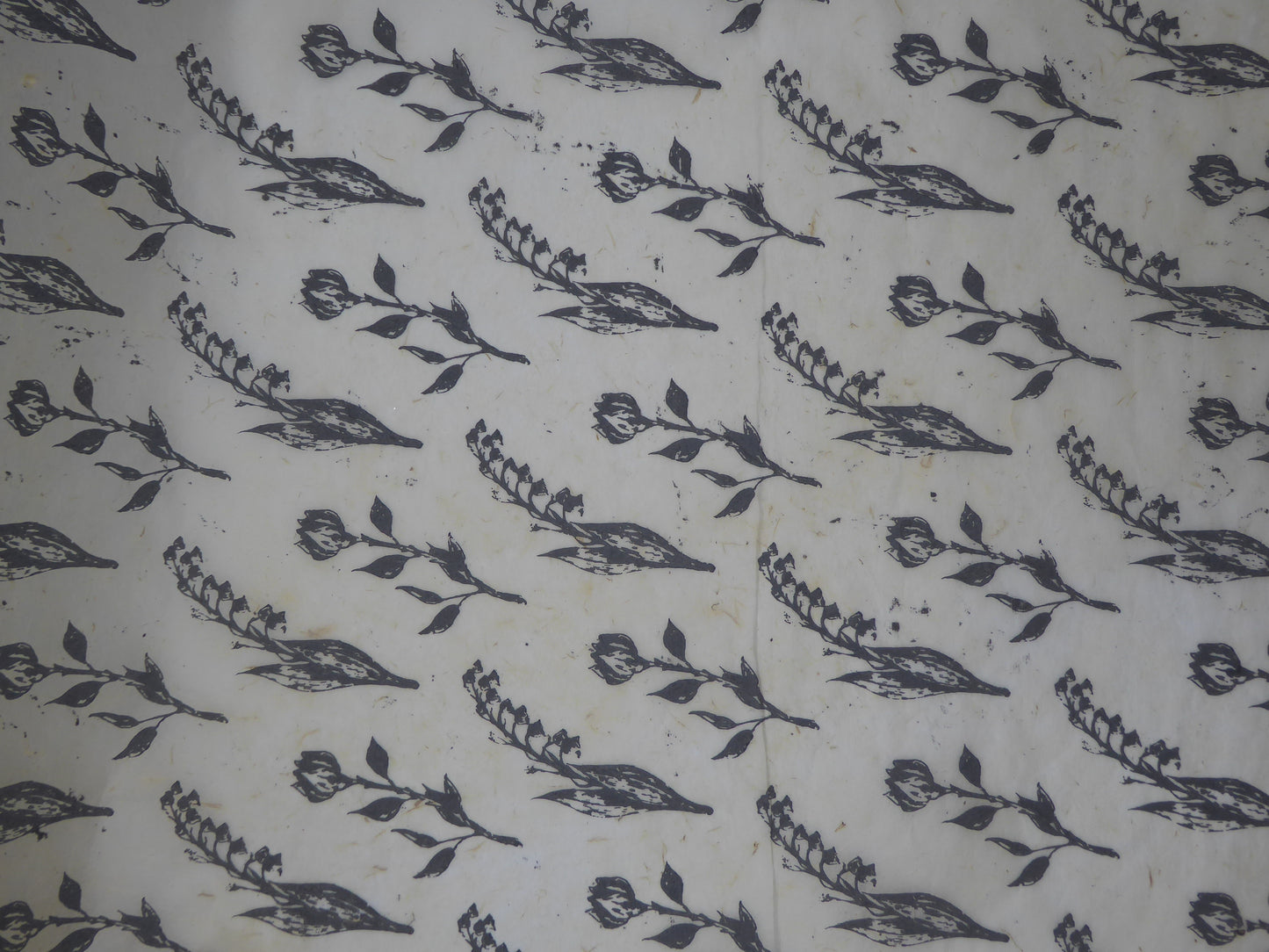 Pack of 3, Wildflower design Hemp Tissue Paper. Handmade in Nepal