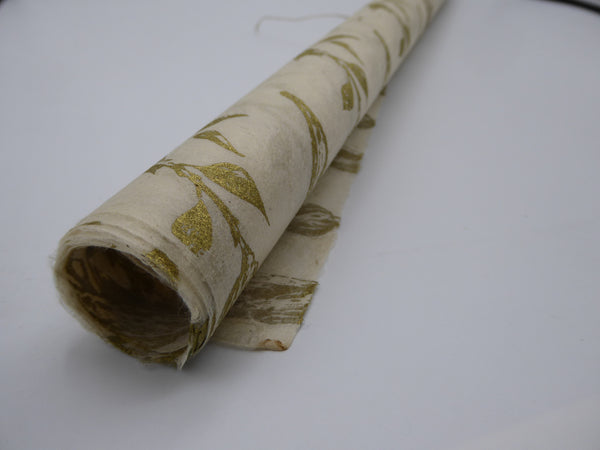 Pack of 3, Wildflower design Hemp Tissue Paper. Handmade in Nepal