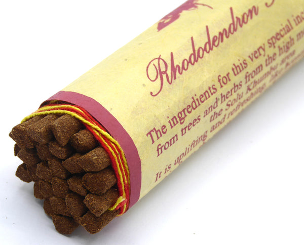 Hand rolled Incense - Non Toxic, Chemical Free, All Natural Incense Sticks: Rhododendron, Medicine Roll and Lotus Scents.