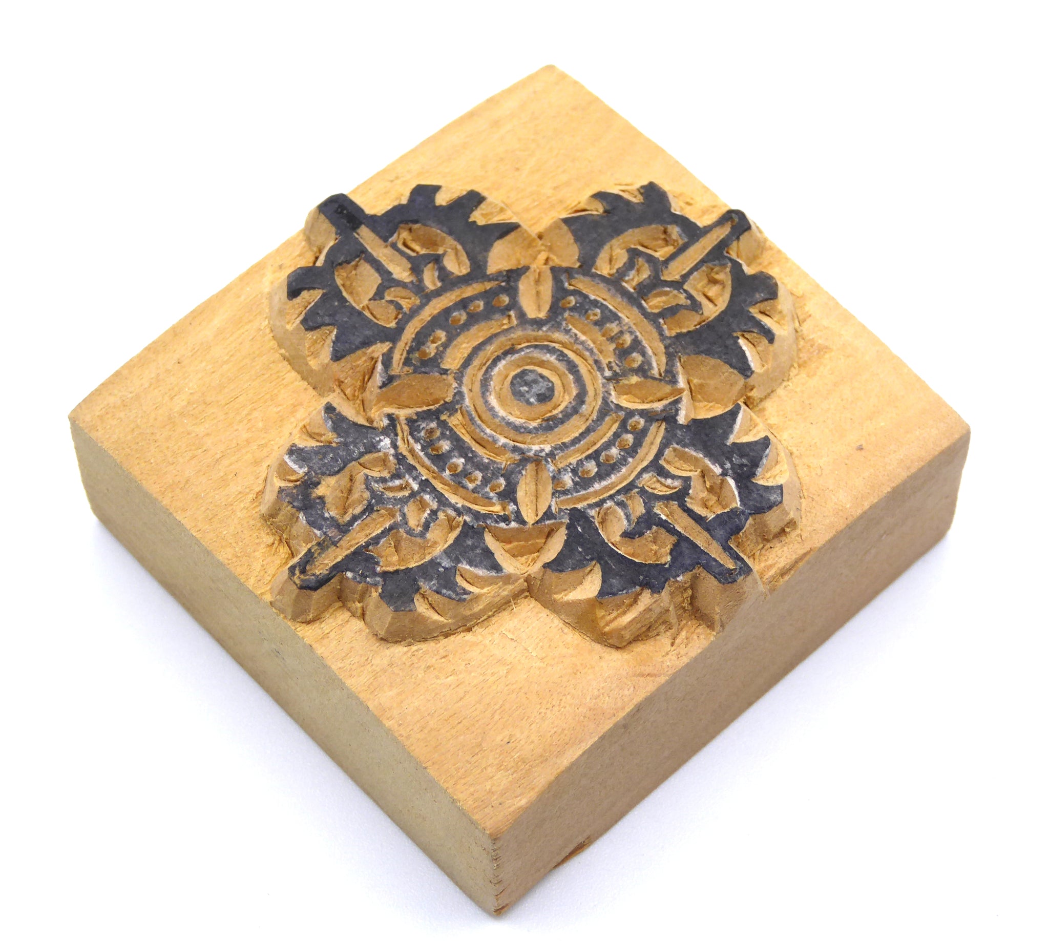 Double Dorje Wooden Stamp
