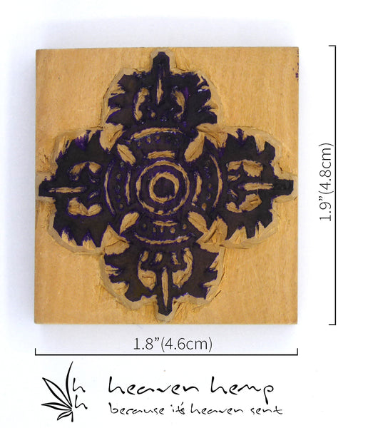 Double Dorje Wooden Stamp