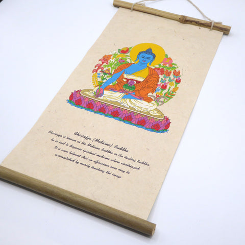 Medicine Buddha Wall Hanging, Bhaisajya