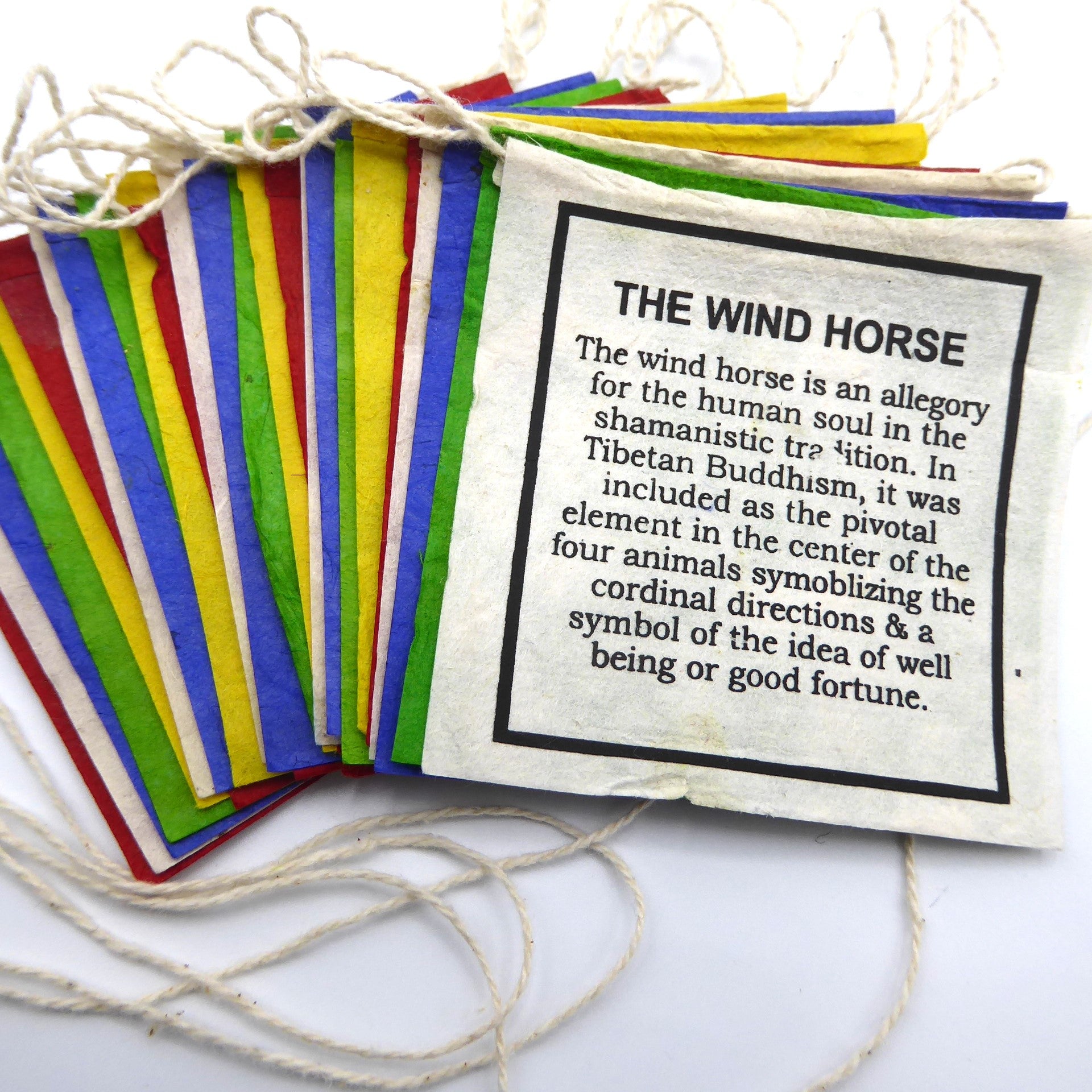 Lokta Paper Prayer Flags, The Wind Horse.