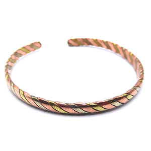 Copper and Brass Bracelet