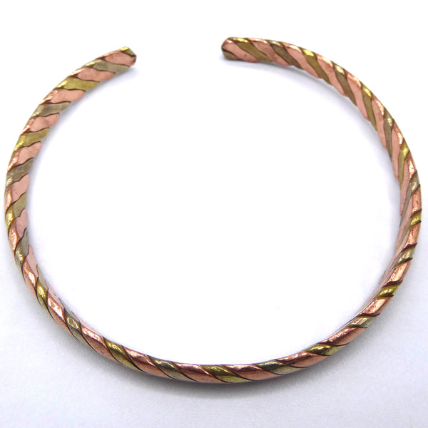 Copper and Brass Bracelet