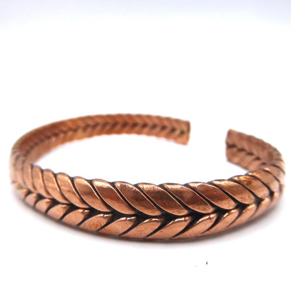 Copper Tri Braided Bracelet