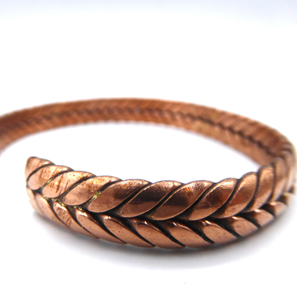Copper Tri Braided Bracelet