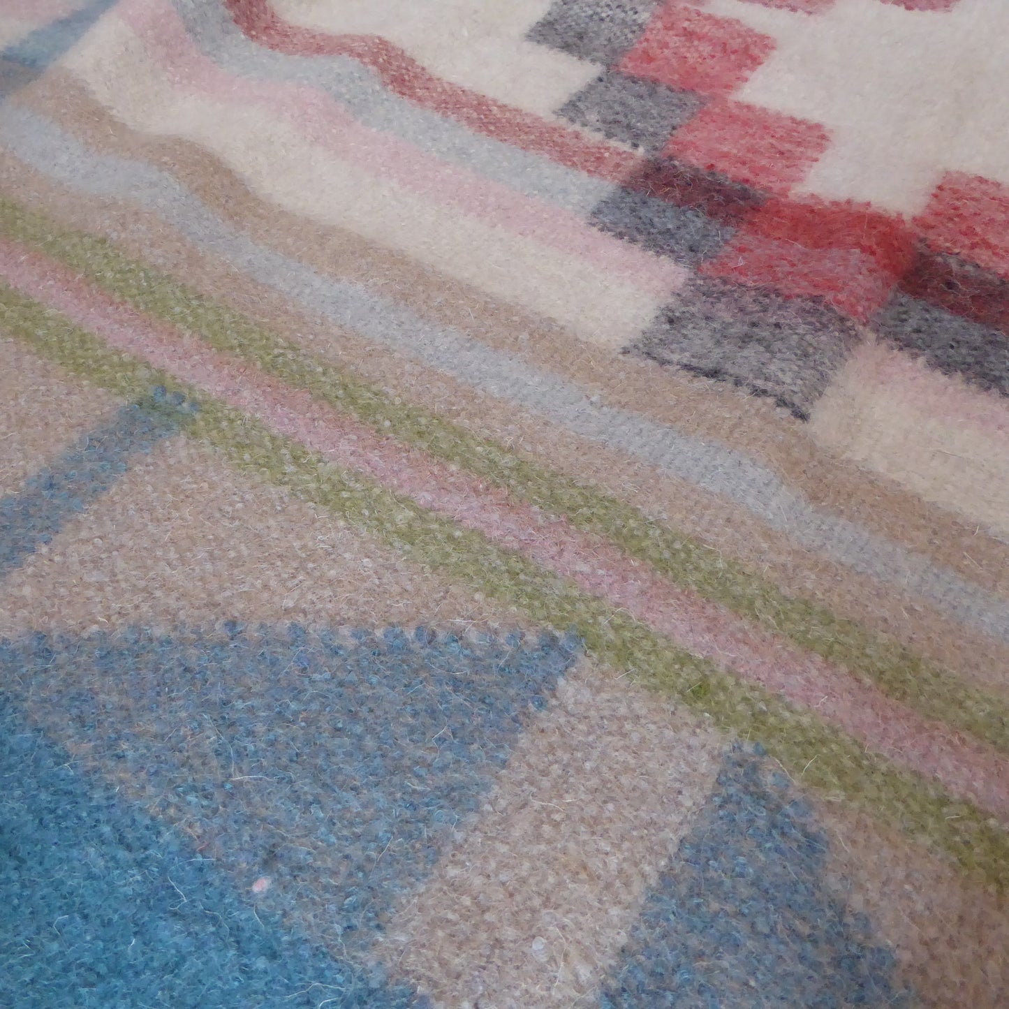 Boiled Wool 'Radhi' Rug, Large Blue