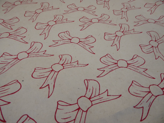 Bow Design Lokta Paper Handmade in the Himalayas