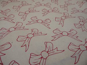 Bow Design Lokta Paper Handmade in the Himalayas