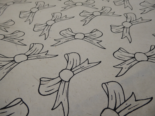 Bow Design Lokta Paper Handmade in the Himalayas