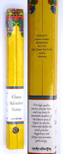 Tibetan Meditation Incense. Non Toxic, Chemical Free, All Natural Incense Sticks